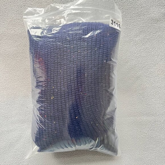 Asos Cardigan Sweater Womens 2 Buttonless Oversized Long Slub Pockets Navy Comfo - Picture 6 of 6